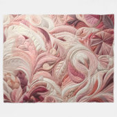 Gewatteerd abstract ontwerp fleece deken (Voorkant (Horizontaal))