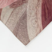 Gewatteerd abstract ontwerp fleece deken (Hoek)