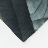 Gewatteerd abstract ontwerp fleece deken (Hoek)