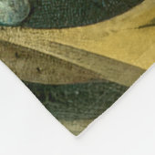 Gewatteerd abstract ontwerp fleece deken (Hoek)