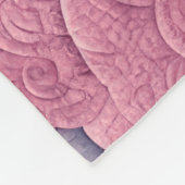 Gewatteerd abstract ontwerp fleece deken (Hoek)