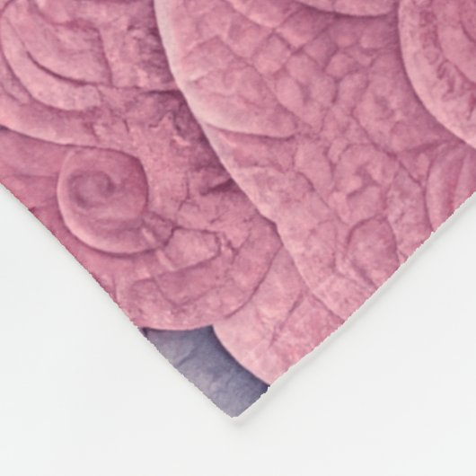 Gewatteerd abstract ontwerp fleece deken (Hoek)