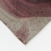 Gewatteerd abstract ontwerp fleece deken (Hoek)