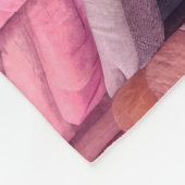 Gewatteerd abstract ontwerp fleece deken (Hoek)