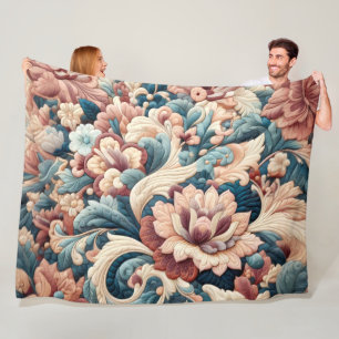 Gewatteerd abstract ontwerp fleece deken