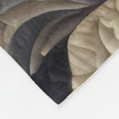 Gewatteerd abstract ontwerp fleece deken (Hoek)