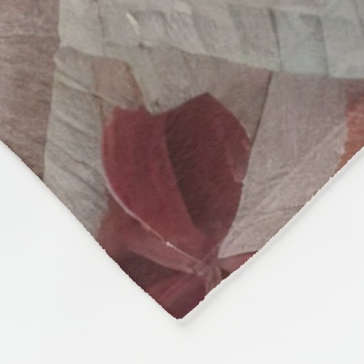 Gewatteerd abstract ontwerp fleece deken (Hoek)