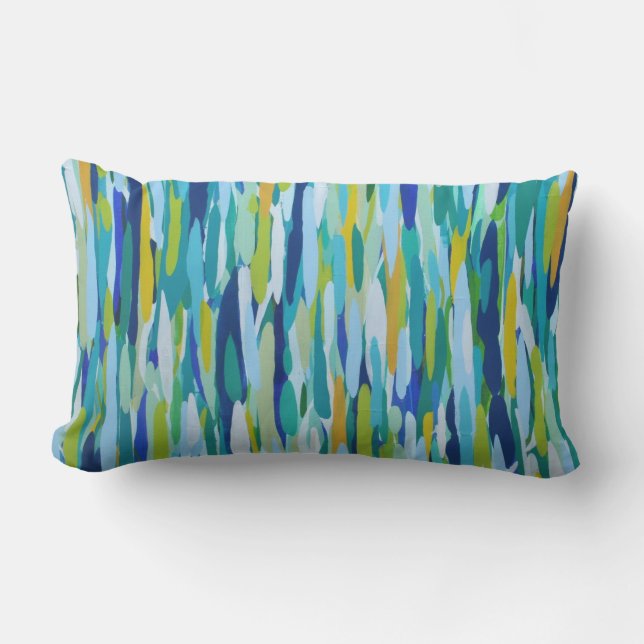 Gewatteerd buitenlumbaal Sierkussen Buitenkussen (Voorkant)