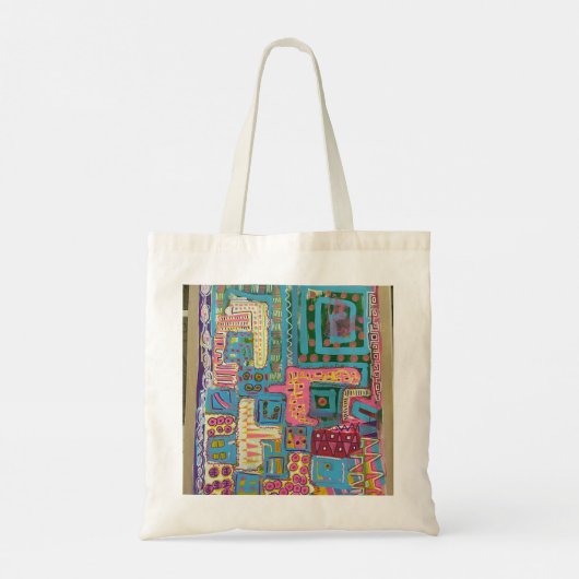 gewatteerd genot tote bag (Achterkant)