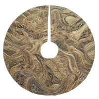 Gewatteerd goud abstract ontwerp