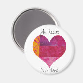 gewatteerd hart magneet (Voorkant / Achterkant)