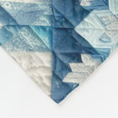 Gewatteerd Kerstontwerp Fleece Deken (Hoek)