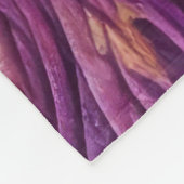 Gewatteerd Paarse Blauw Roze Abstract Design Fleece Deken (Hoek)