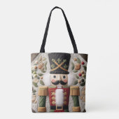 Gewatteerd Patroon van Notenkraker Tote Bag (Achterkant)