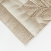 Gewatteerd patroon van Sneeuwman Fleece Deken (Hoek)