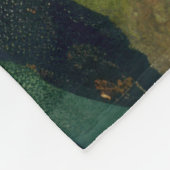 Gewatteerde abstracte design antenne topografie fleece deken (Hoek)