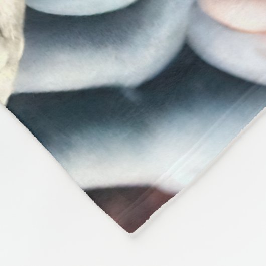 Gewatteerde Abstracte Peacock Feather Fleece Deken (Hoek)