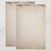 Gewatteerde Antiek banketbakkerij Briefpapier (Voorkant / Achterkant)