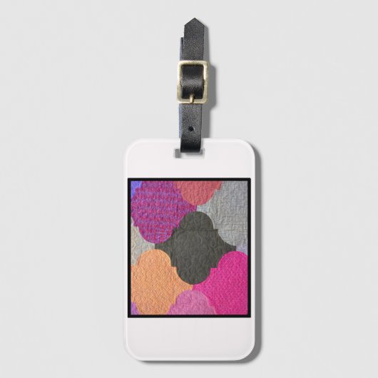 Gewatteerde Arabische Nachten Bagagelabel (Voorkant (verticaal))