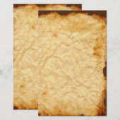 Gewatteerde  banketbakkerij briefpapier (Voorkant / Achterkant)