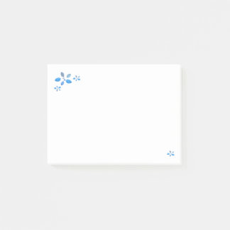 gewatteerde bloemige noten post-it® notes