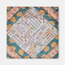 Gewatteerde Herfst Magneet