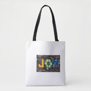 Gewatteerde JOY Boodschappentas Tote Bag