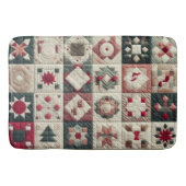 Gewatteerde kerst Design badmat (Voorkant)