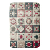 Gewatteerde kerst Design badmat (Voorkant Verticaal)
