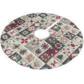 Gewatteerde kerst Design Kerstboom Rok (Gekanteld)