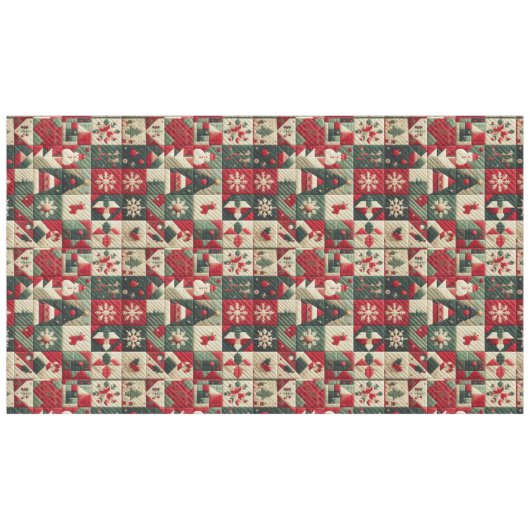 Gewatteerde kerst Design Tafelkleed (Voorkant (Horizontaal))