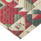 Gewatteerde kerst Design Tafelkleed (Gekanteld)