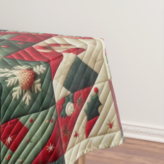 Gewatteerde kerst Design Tafelkleed (Voorbeeld)