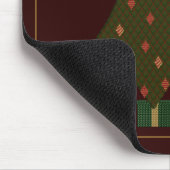 gewatteerde kerst mousepad muismat (Hoek)