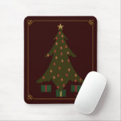 gewatteerde kerst mousepad muismat (Met muis)