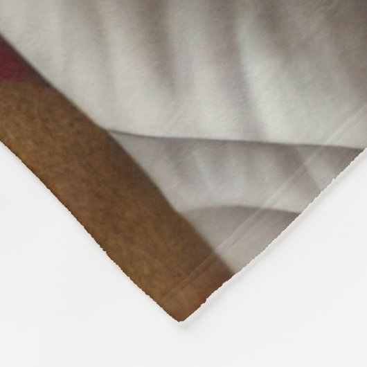 Gewatteerde kerst Notenkraker Fleece Deken (Hoek)