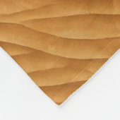 Gewatteerde Kerst Notenkraker Fleece Deken Goud (Hoek)