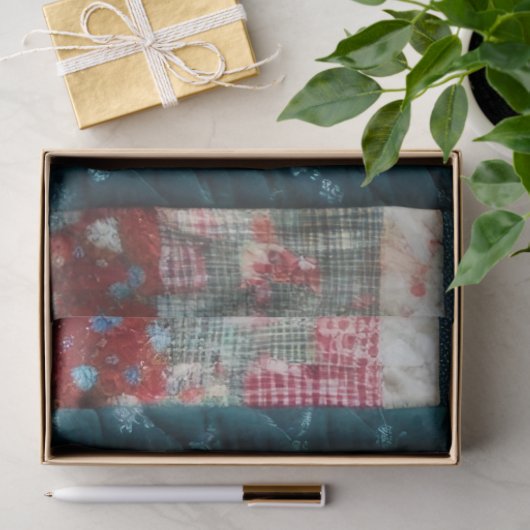 Gewatteerde Kerst Notenkraker Groen Rood Tissuepapier (Geschenk)