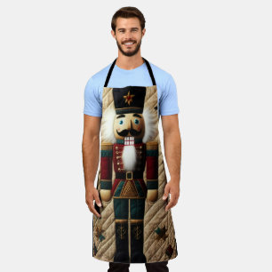 Gewatteerde kerst Notenkraker Schort