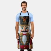 Gewatteerde kerst Notenkraker Schort (Gedragen)