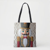 Gewatteerde kerst Notenkraker Tote Bag (Voorkant)