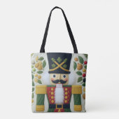 Gewatteerde kerst Notenkraker Tote Bag (Achterkant)