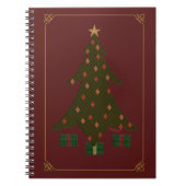 Gewatteerde kerst Notitieboek (Voorkant)