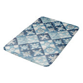 Gewatteerde kerst ontwerp badmat (Gekanteld)