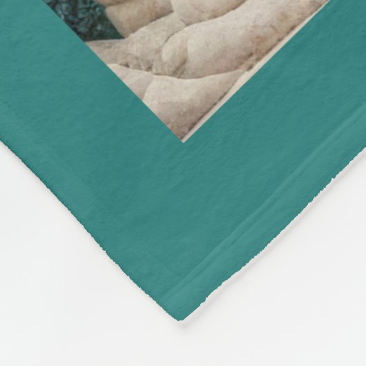 Gewatteerde kerst ontwerp fleece deken (Hoek)