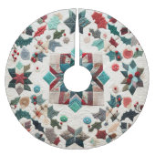 Gewatteerde kerst ontwerp kerstboom rok (Voorkant)