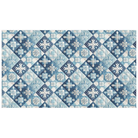 Gewatteerde kerst ontwerp tafelkleed (Voorkant (Horizontaal))