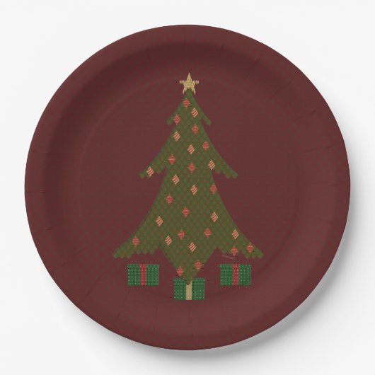 Gewatteerde kerst papier Bord (Voorkant)