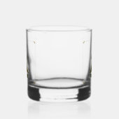gewatteerde kerst whisky glas (Links)