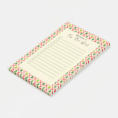 Gewatteerde kerstbomen te doen lijst Post-it notit Post-it® Notes (Schuin)